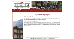 Desktop Screenshot of hoteltoedi.ch