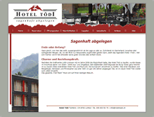 Tablet Screenshot of hoteltoedi.ch